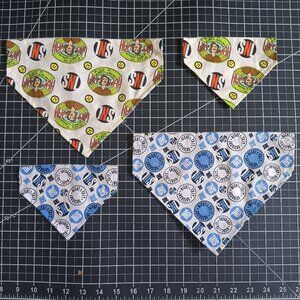 SNL Saturday Night Live Reversible Over the Collar Dog Bandanas Large